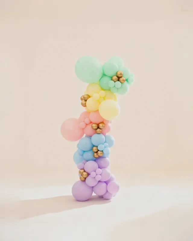 Arco de globos pastel