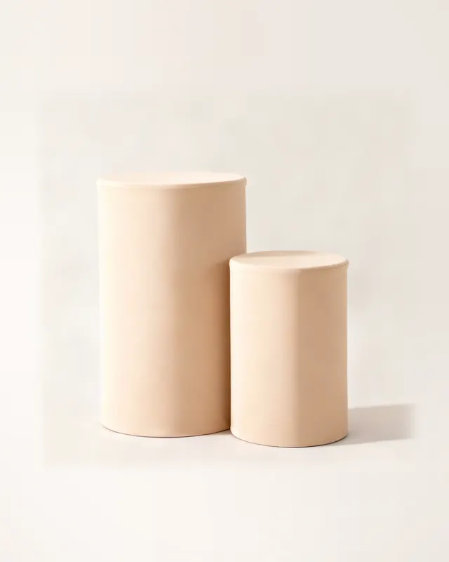 Forro cilindro beige