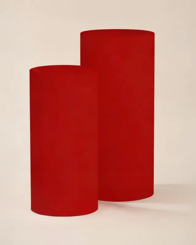 Forro cilindro rojo