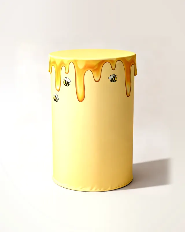 Forro cilindro miel y abejas
