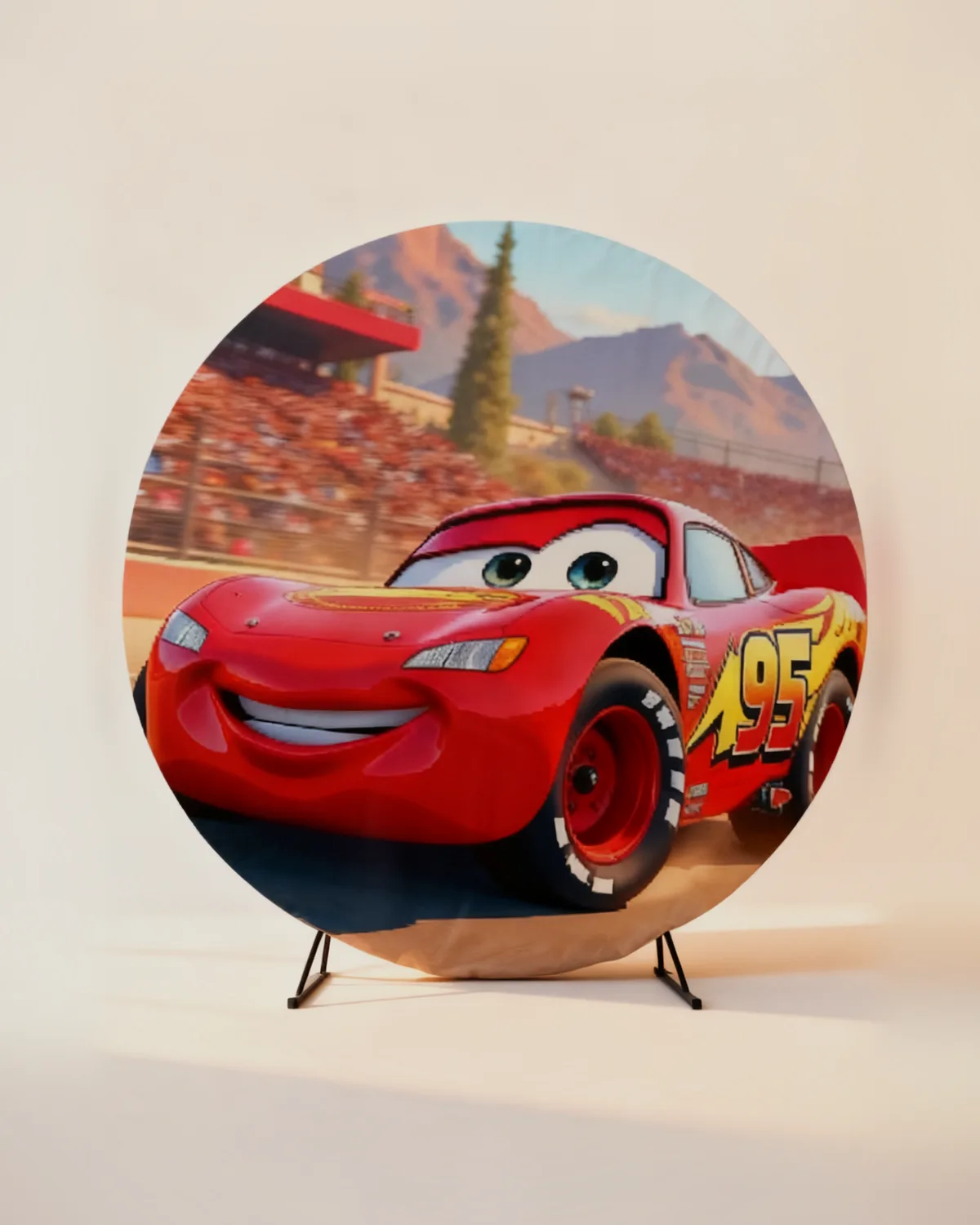 Fondo circular Rayo McQueen