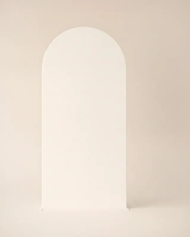 Fondo arco grande blanco