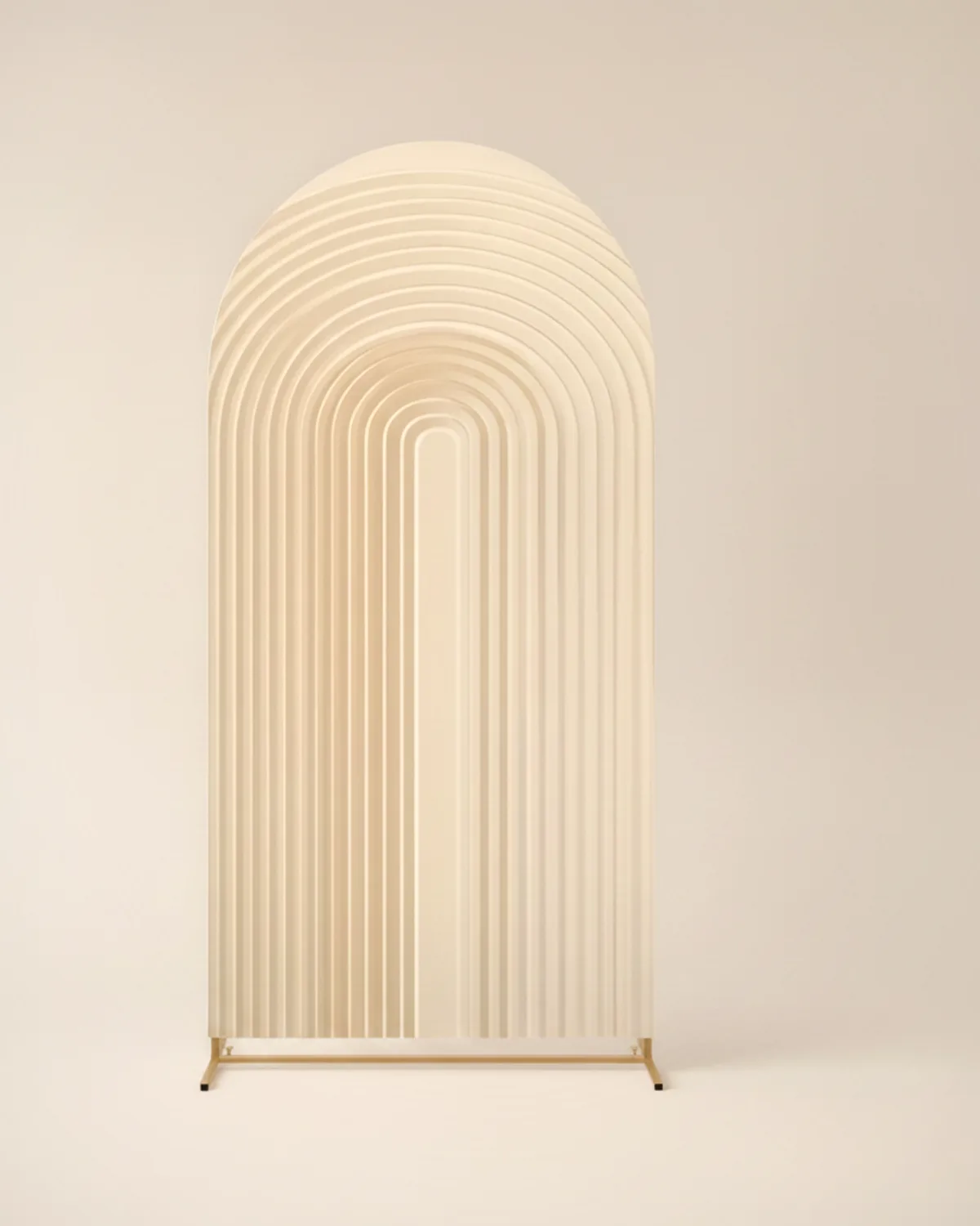 Fondo arco grande beige con forma