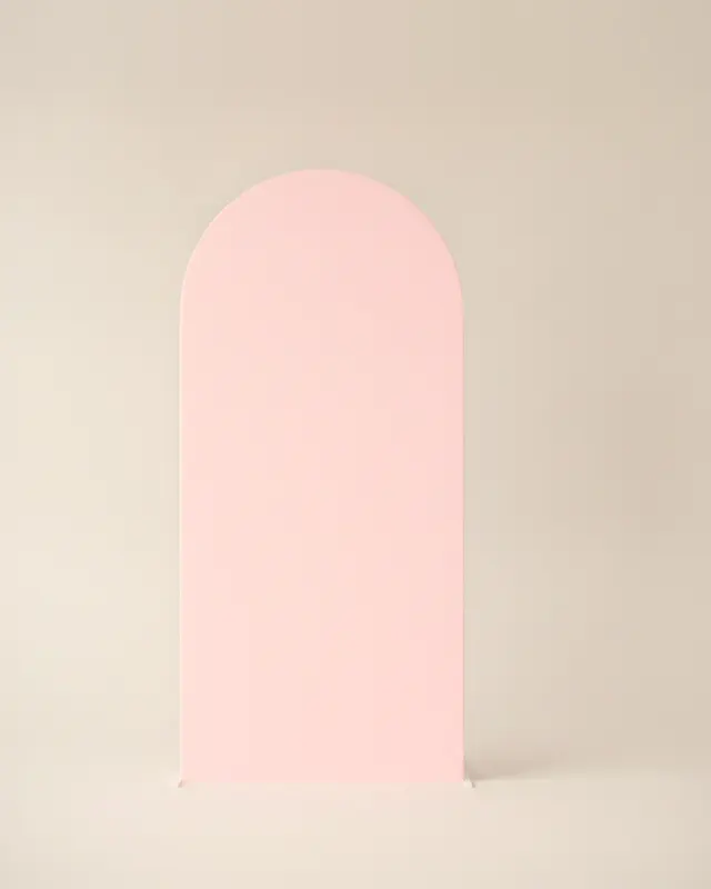 Fondo arco pequeño rosa