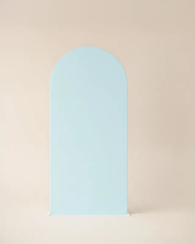 Fondo arco pequeño azul claro