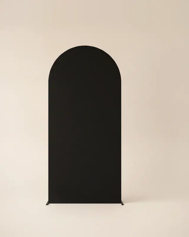 Fondo arco pequeño negro