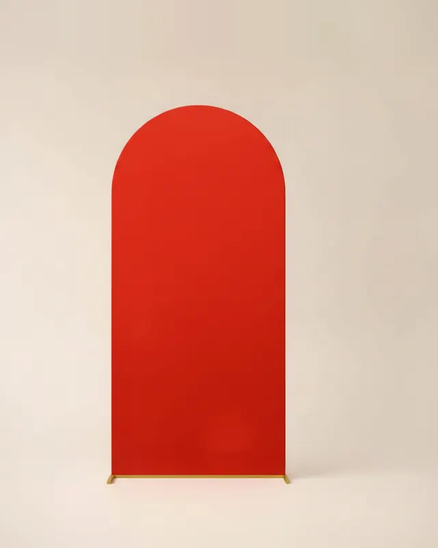 Fondo arco pequeño rojo