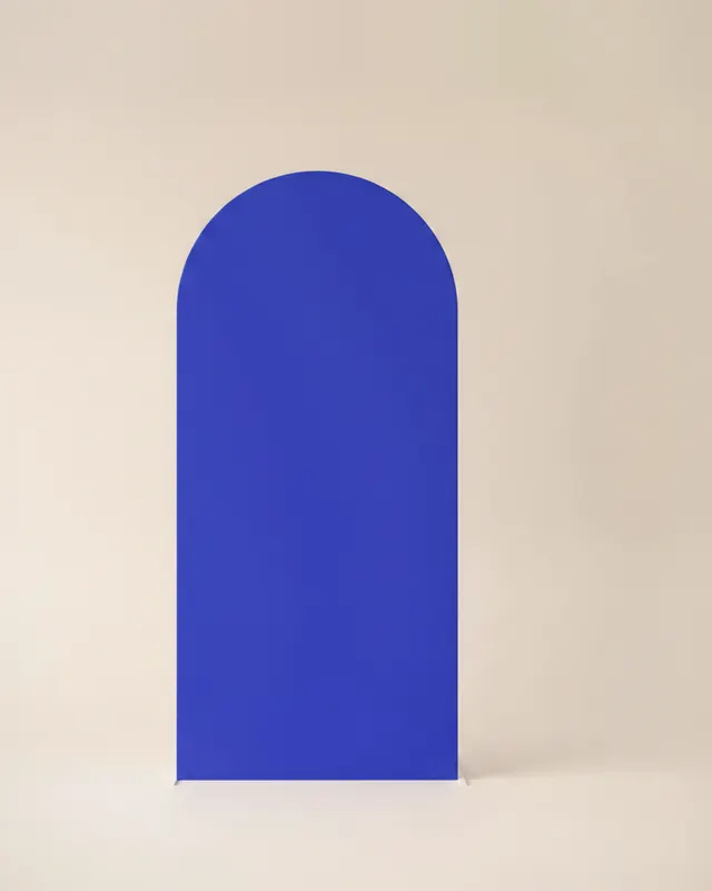 Fondo arco pequeño azul intenso