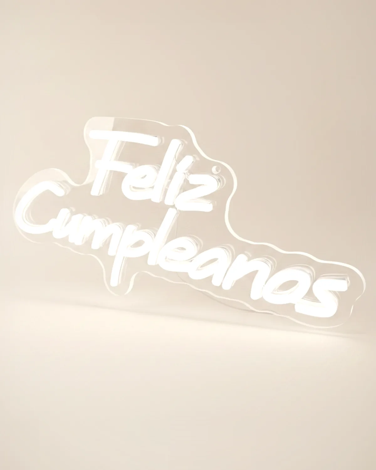 Letrero LED "Feliz Cumpleaños"