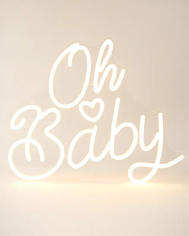 Letrero LED "Oh Baby"