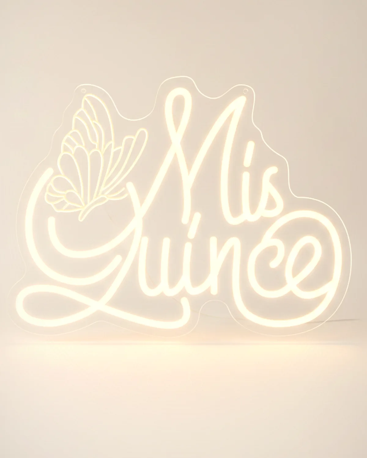 Letrero LED "Mis Quince"