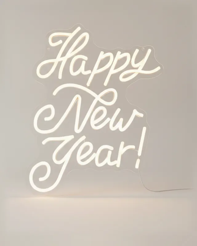 Letrero LED "Happy New Year!"