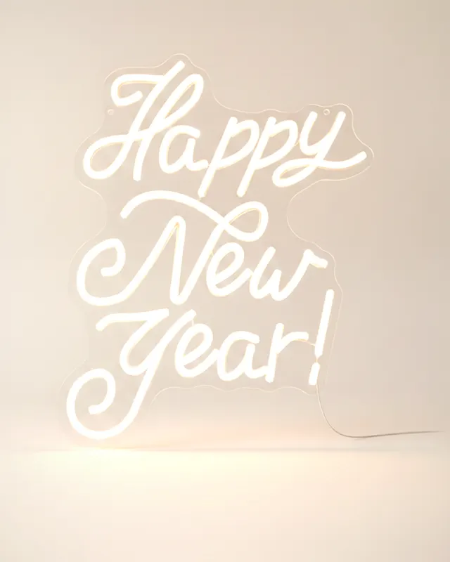 Letrero LED "Happy New Year!"