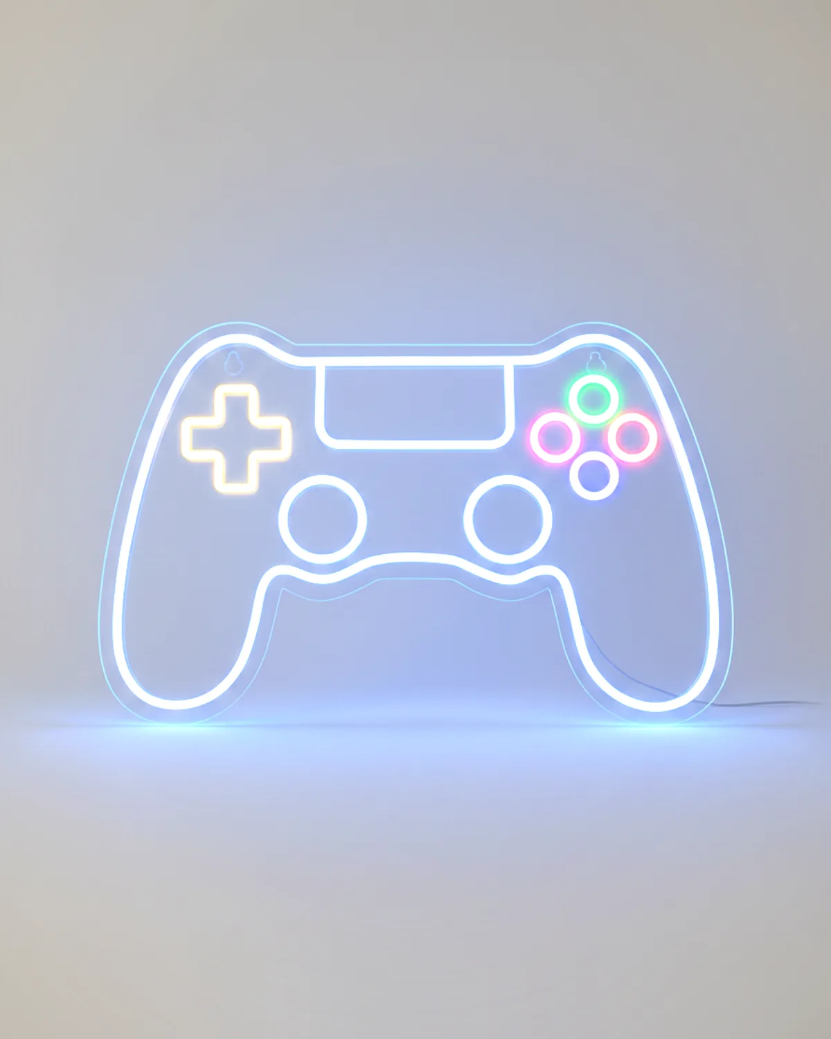 Letrero LED control de videojuego