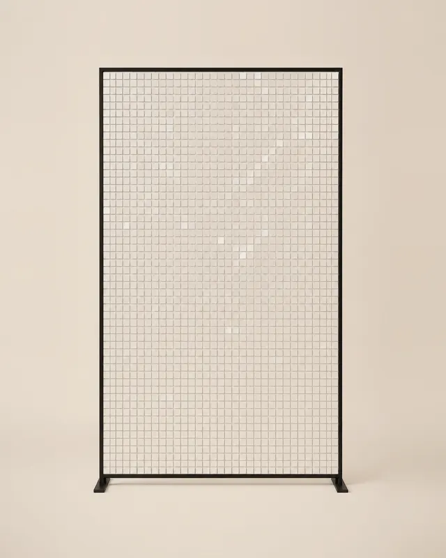 Panel de lentejuelas blanco