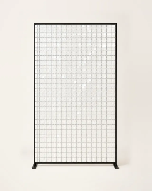 Panel de lentejuelas blanco