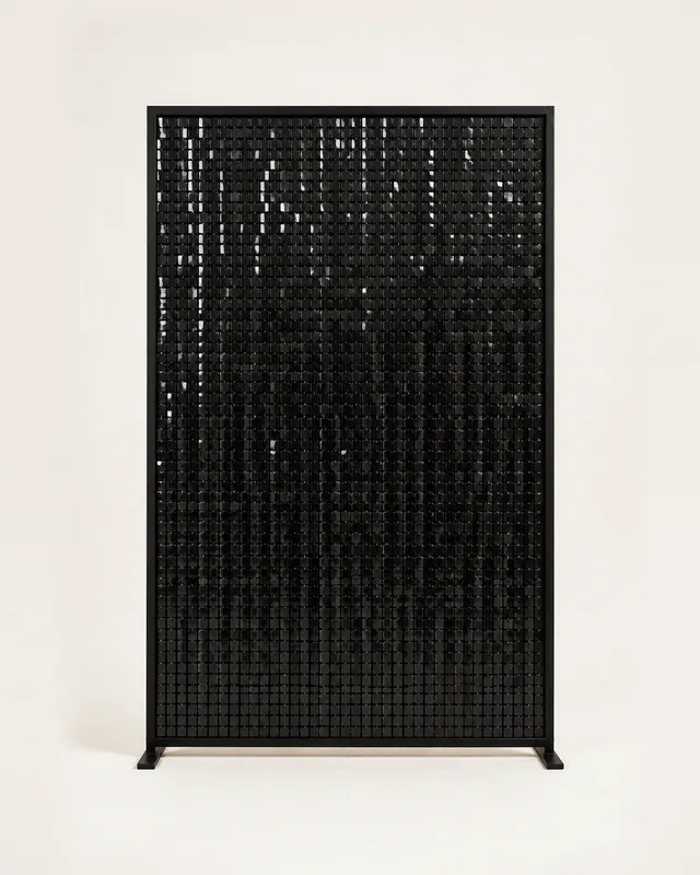 Panel de lentejuelas negro