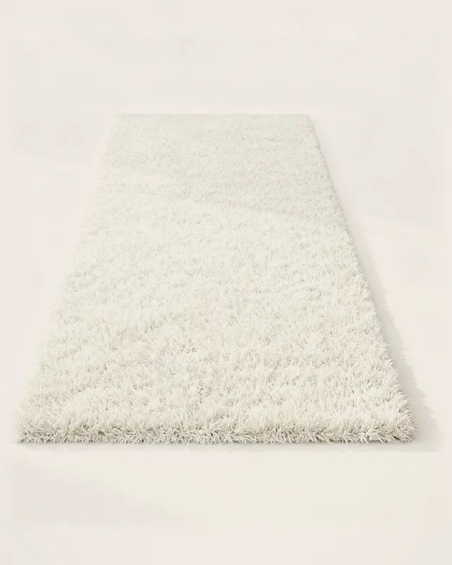 Tapete blanco pequeño