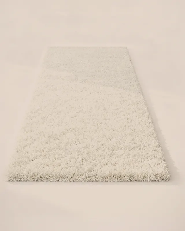 Tapete blanco pequeño