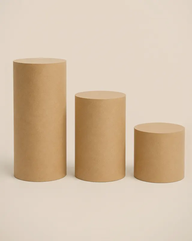 Trío de cilindros MDF